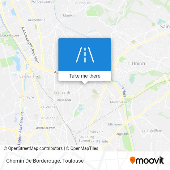 Chemin De Borderouge map