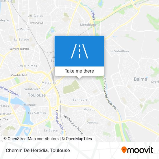 Chemin De Hérédia map
