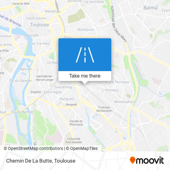 How To Get To Chemin De La Butte In Toulouse By Bus Metro Or Light Rail Moovit