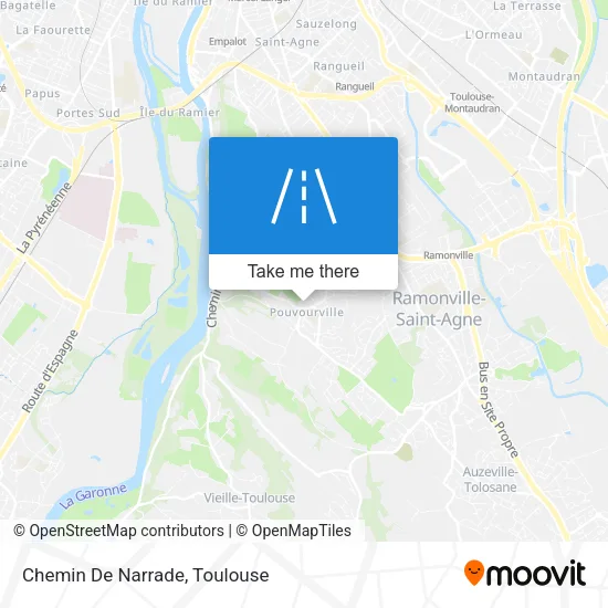 Chemin De Narrade map