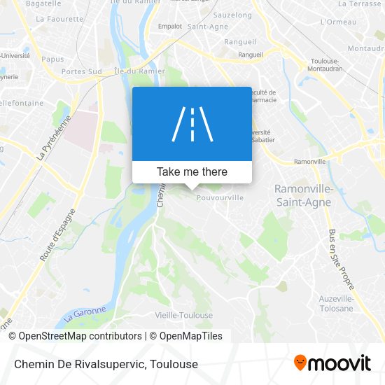 Chemin De Rivalsupervic map