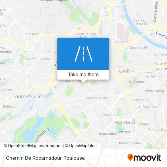 Chemin De Rocamadour map