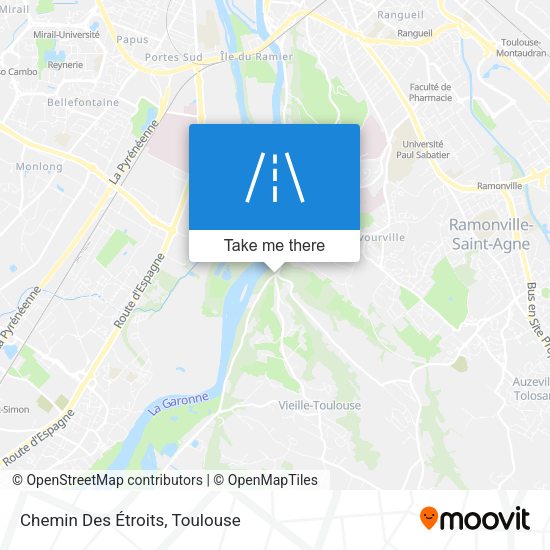 Chemin Des Étroits map