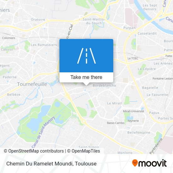Chemin Du Ramelet Moundi map