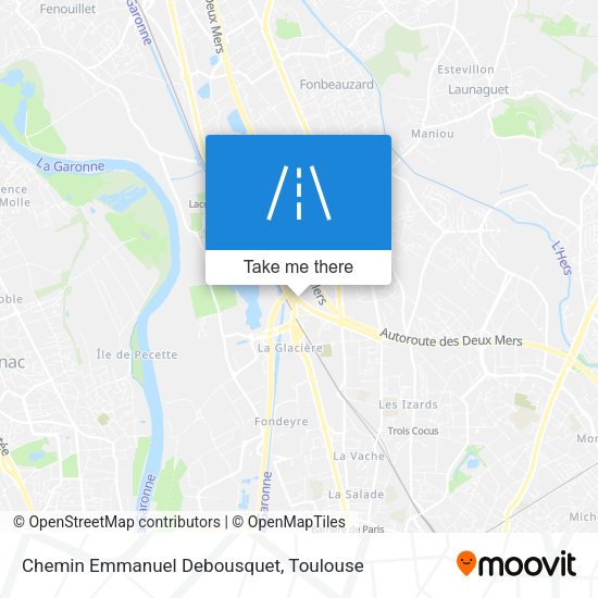 Chemin Emmanuel Debousquet map