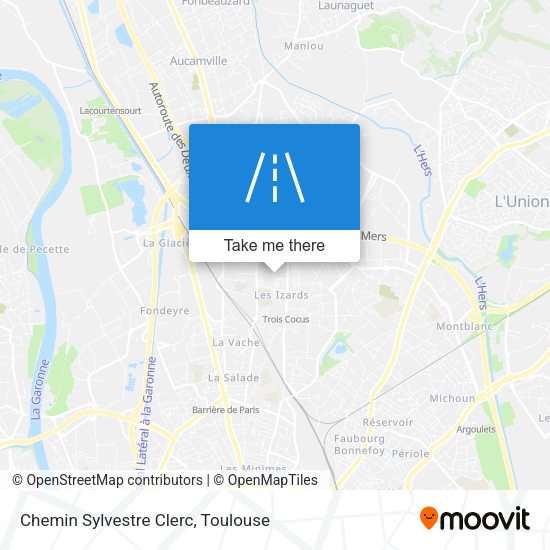 Chemin Sylvestre Clerc map