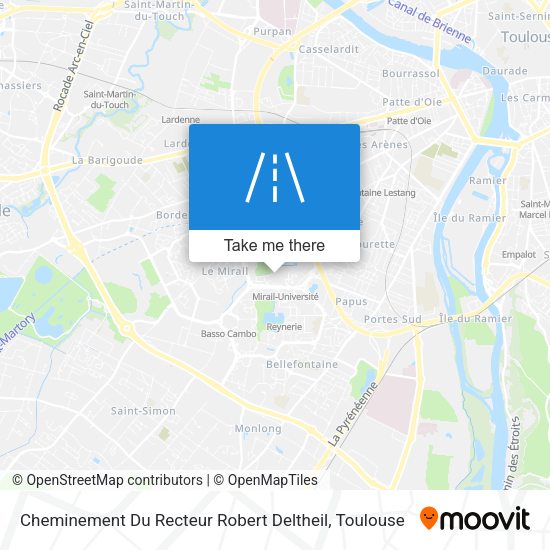 Cheminement Du Recteur Robert Deltheil map