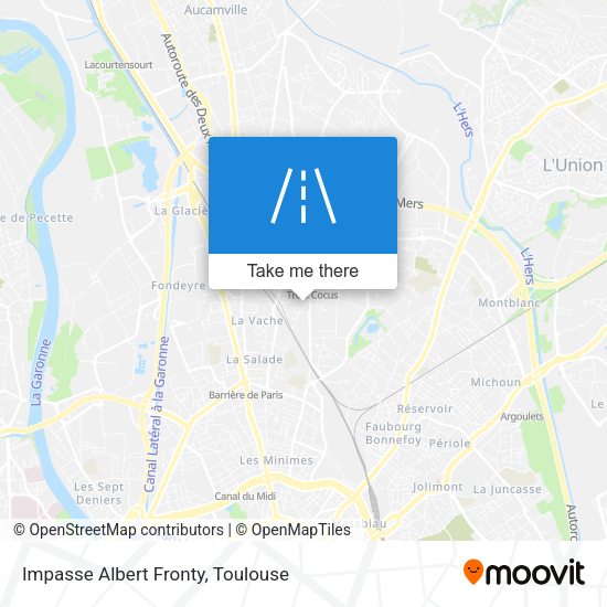 Impasse Albert Fronty map