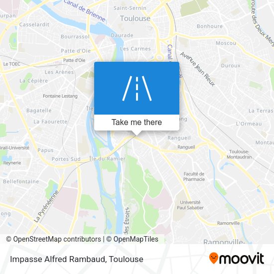 Impasse Alfred Rambaud map