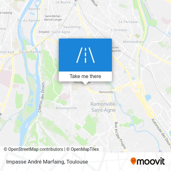 Impasse André Marfaing map