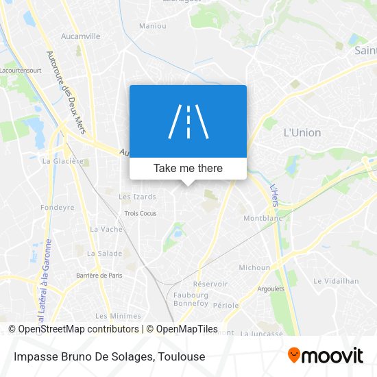 Impasse Bruno De Solages map