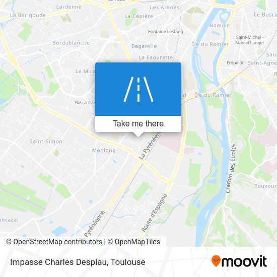 Impasse Charles Despiau map