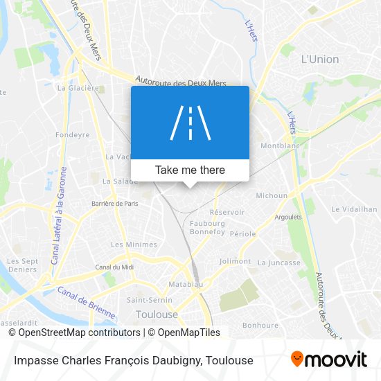 Impasse Charles François Daubigny map