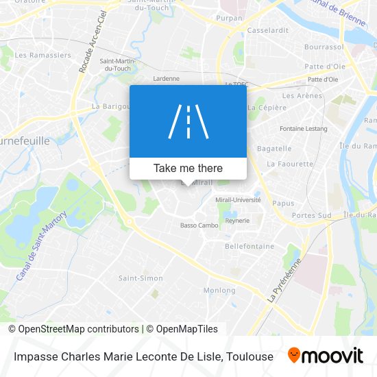 Impasse Charles Marie Leconte De Lisle map