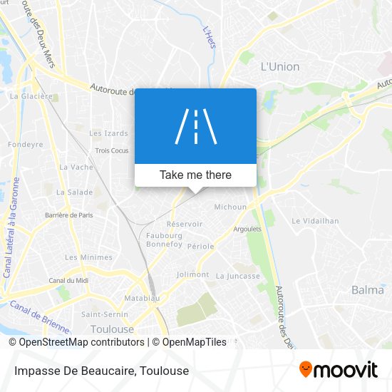Impasse De Beaucaire map