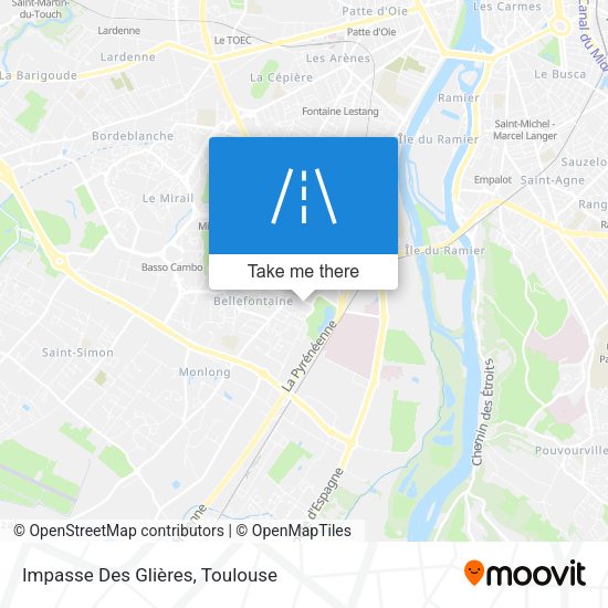Impasse Des Glières map