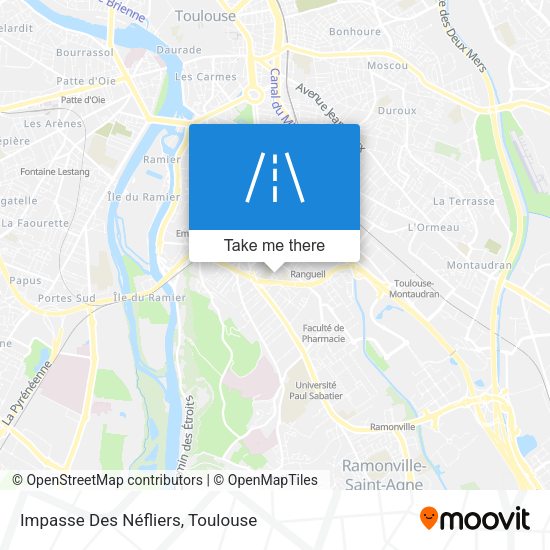 Impasse Des Néfliers map