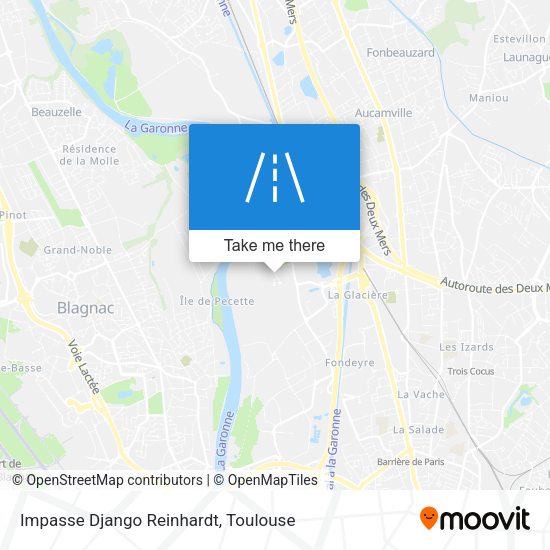 Impasse Django Reinhardt map