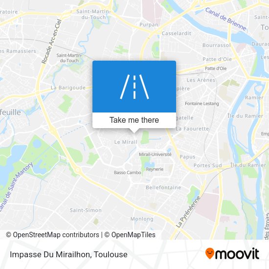Impasse Du Mirailhon map