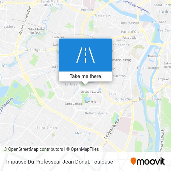 Impasse Du Professeur Jean Donat map