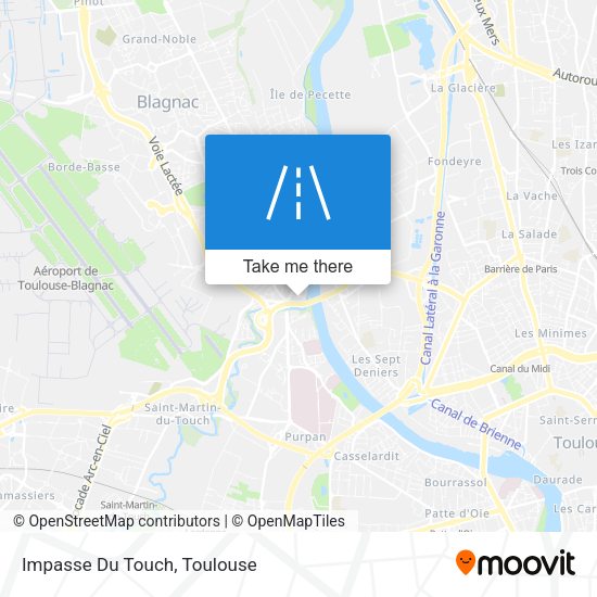 Impasse Du Touch map