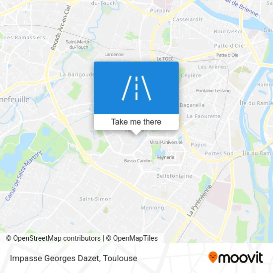 Impasse Georges Dazet map