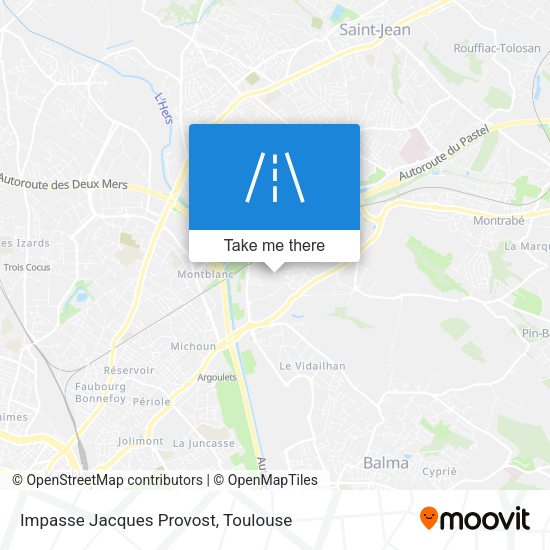 Impasse Jacques Provost map
