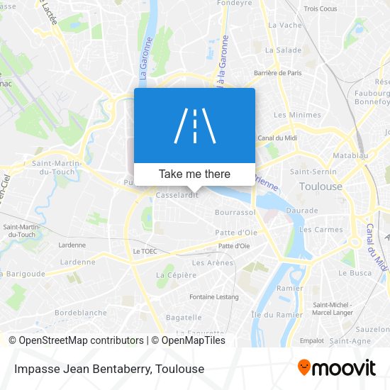 Impasse Jean Bentaberry map