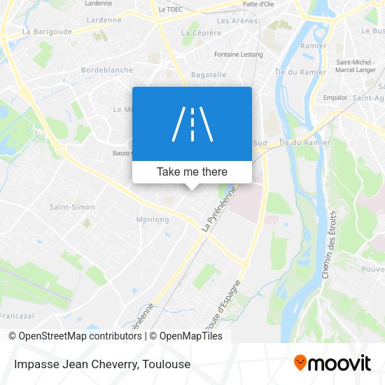 Impasse Jean Cheverry map