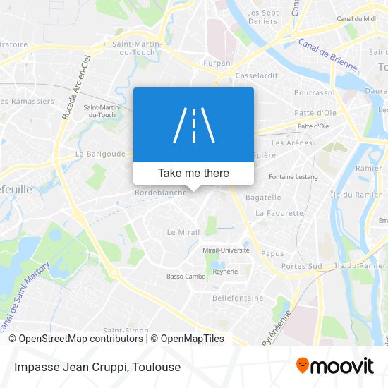 Impasse Jean Cruppi map