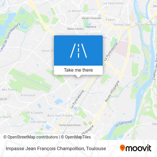Impasse Jean François Champollion map