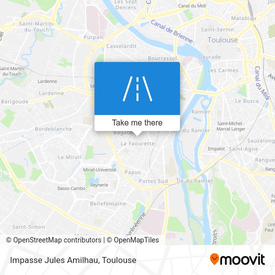Impasse Jules Amilhau map