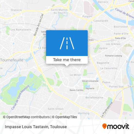 Impasse Louis Tastavin map