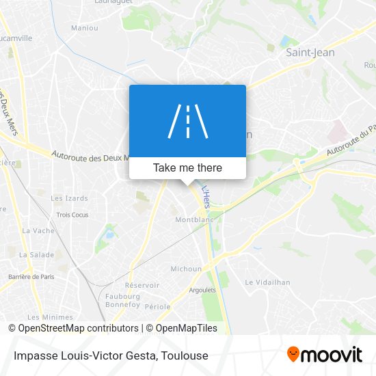 Impasse Louis-Victor Gesta map