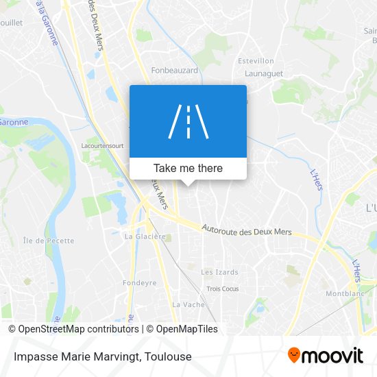 Impasse Marie Marvingt map