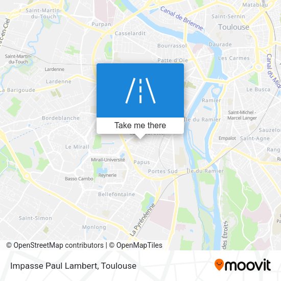 Impasse Paul Lambert map
