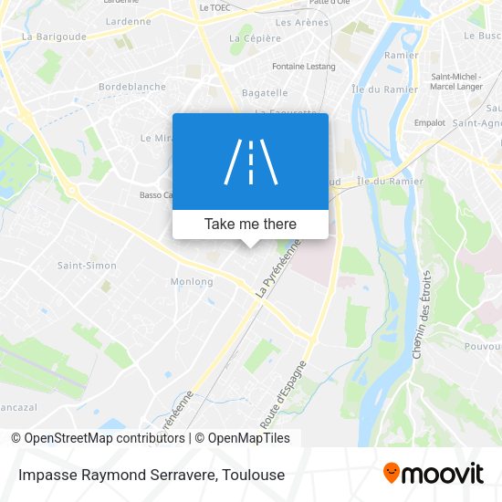 Impasse Raymond Serravere map