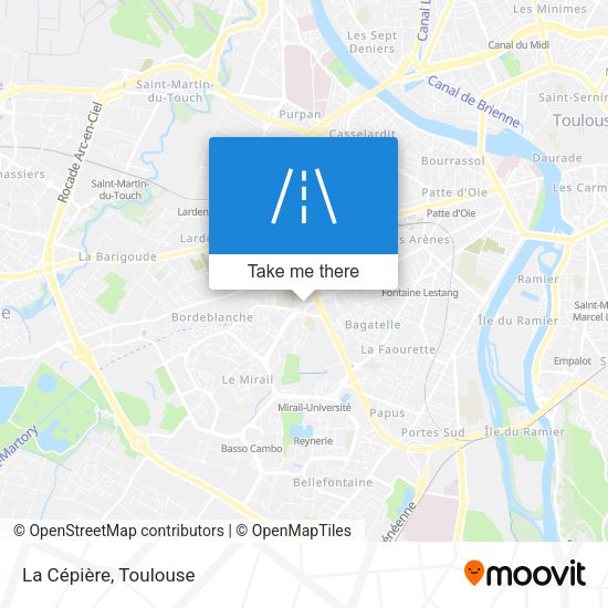 La Cépière map