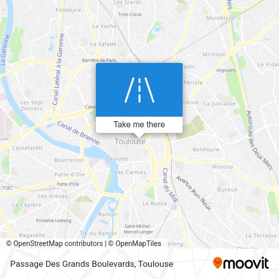 Passage Des Grands Boulevards map