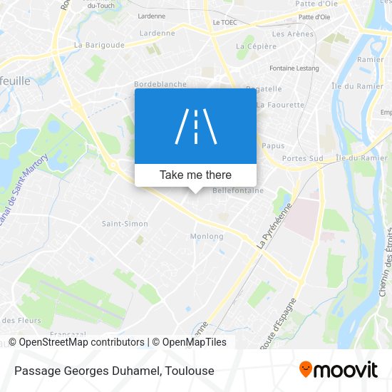 Passage Georges Duhamel map