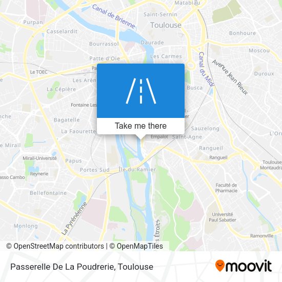 Passerelle De La Poudrerie map