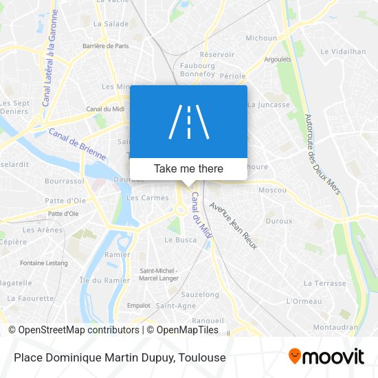 Place Dominique Martin Dupuy map