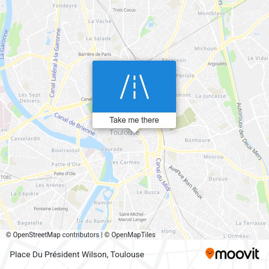 Place Du Président Wilson map