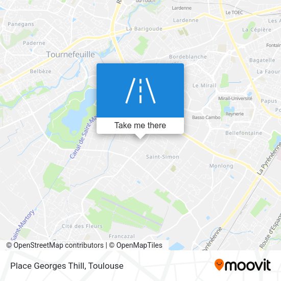 Place Georges Thill map