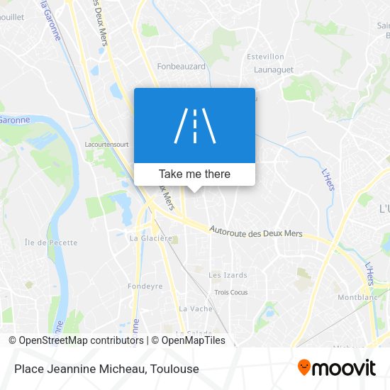 Place Jeannine Micheau map