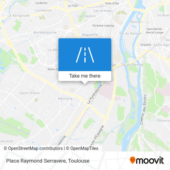Place Raymond Serravere map