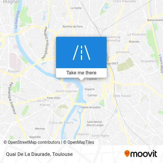 Quai De La Daurade map