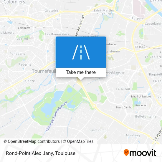 Rond-Point Alex Jany map