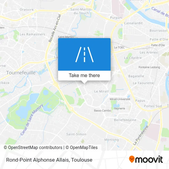 Rond-Point Alphonse Allais map