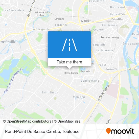 Rond-Point De Basso Cambo map
